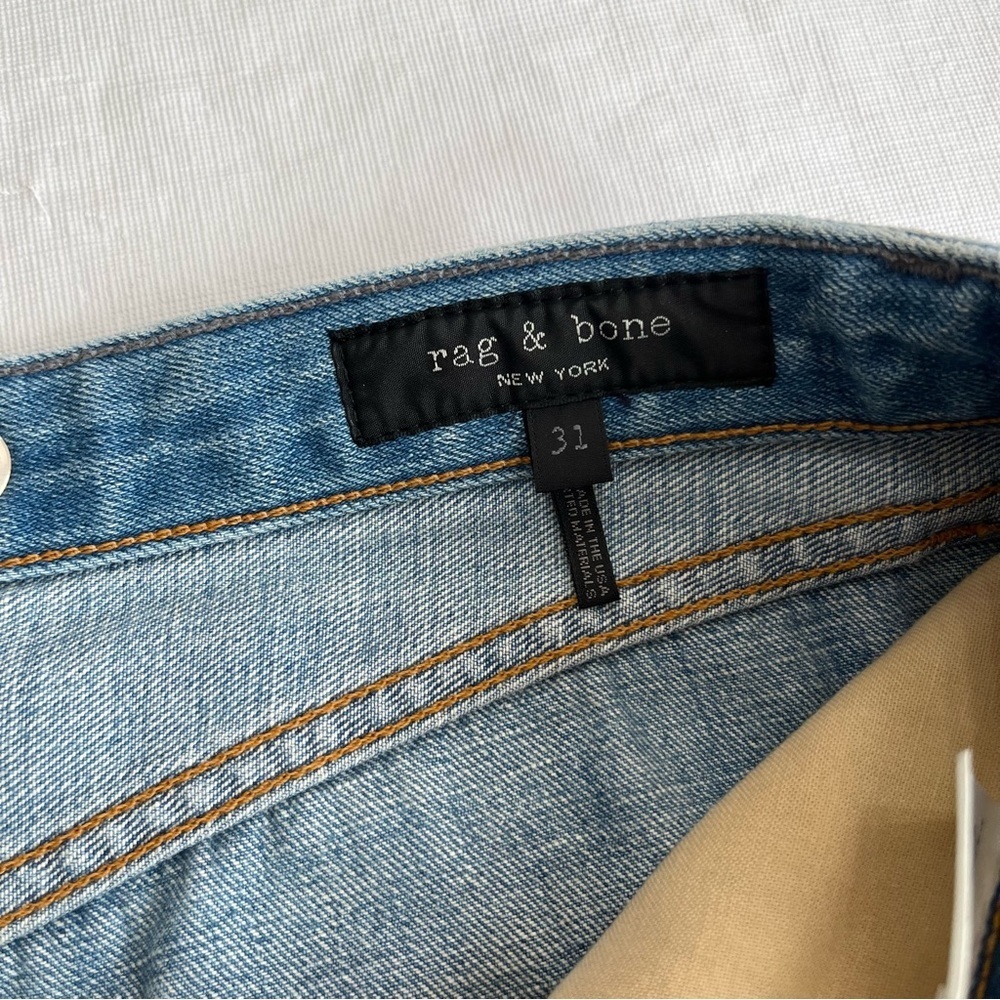 Rag & Bone Ruth Super High-Rise Ankle Wide Leg Jeans - Picture 4 of 11